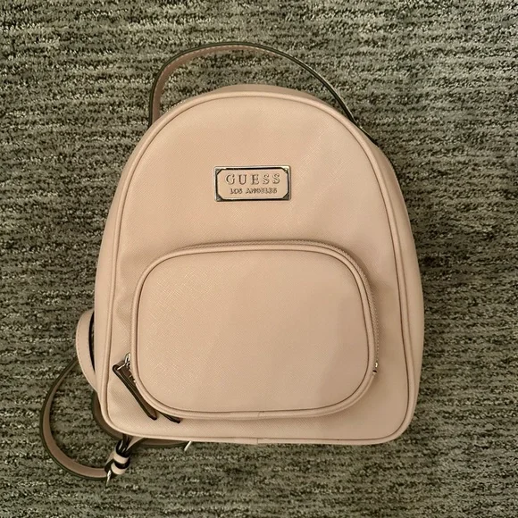 NWOT GUESS Pink Mini Backpack Guess Pink Backpack Pink Medium Size New NWOT | eBay main image 3
